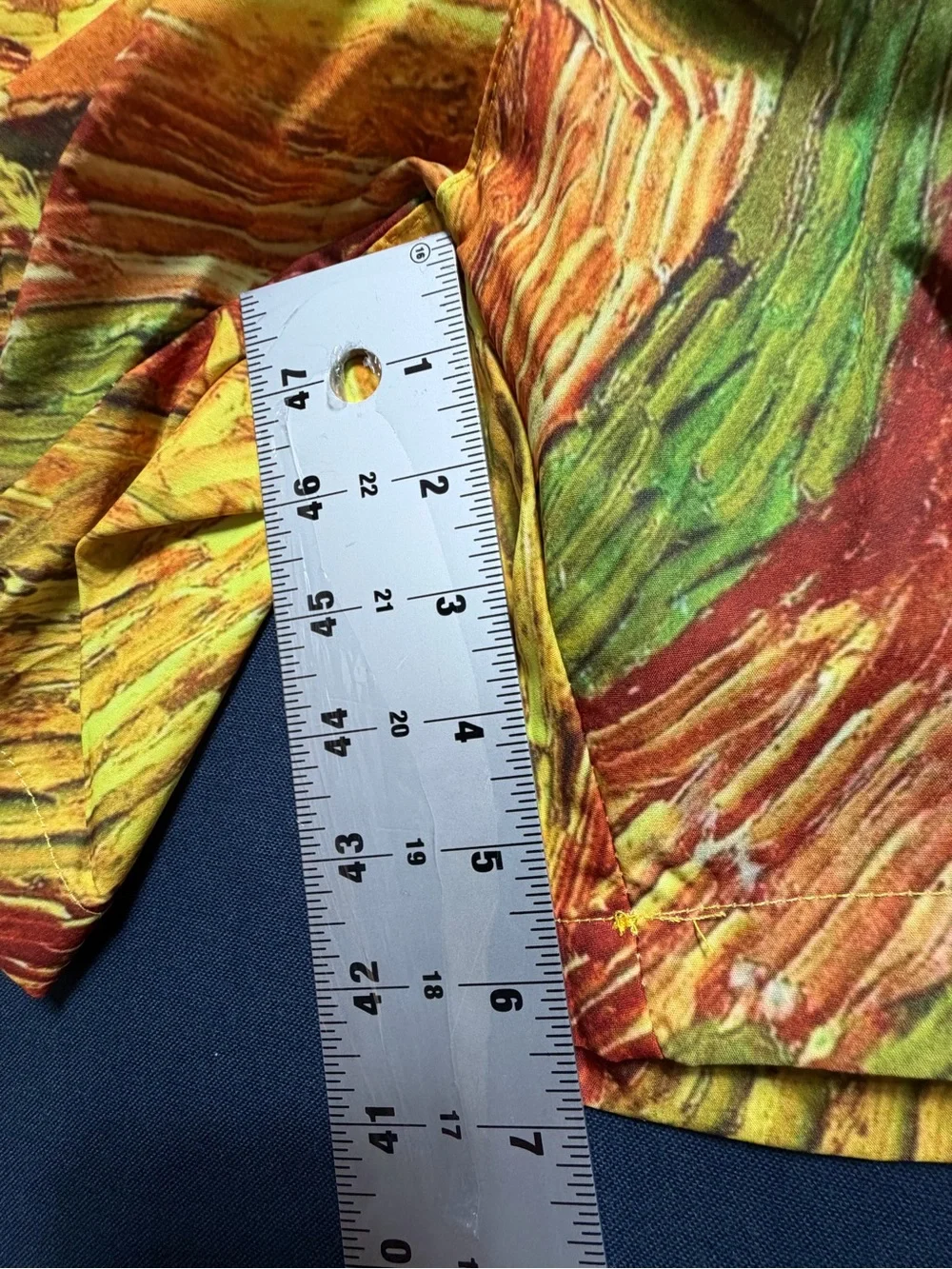 NWT Polyester 3XL Rebel Minds Van Gogh Artwork Print Swim Trunks Shorts